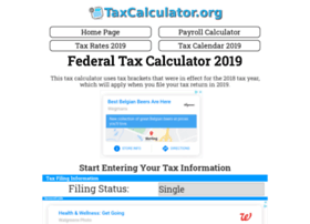 Taxcalculator.org thumbnail