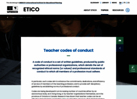 Teachercodes.iiep.unesco.org thumbnail