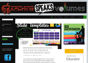 Teachingspeaksvolumes.com thumbnail