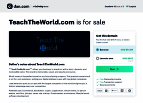 Teachtheworld.com thumbnail