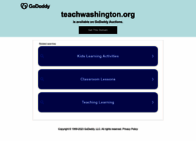 Teachwashington.org thumbnail
