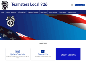 Teamsterslocal926.org thumbnail