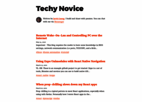 Techynovice.com thumbnail