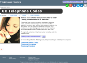 Telephonecodes.info thumbnail