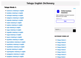 Teluguenglishdictionary.in thumbnail