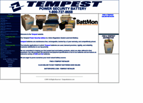 Tempestbatteries.com thumbnail