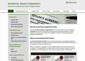 Tenancyagreementproject.co.uk thumbnail