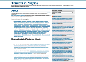Tenders.nigeriang.com thumbnail