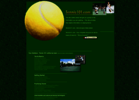 Tennis101.com thumbnail