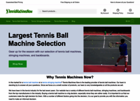 Tennismachinesnow.com thumbnail