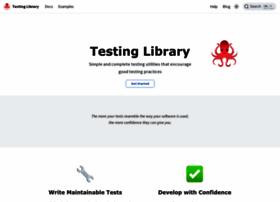 Testing-library.com thumbnail