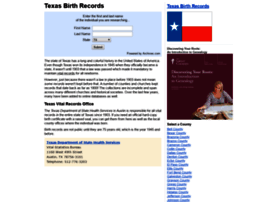 Texasbirthrecords.net thumbnail