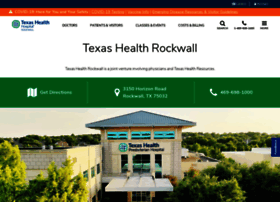 Texashealthrockwall.com thumbnail
