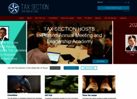 Texastaxsection.org thumbnail
