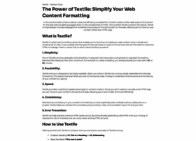 Textism.com thumbnail