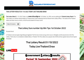 Thailandlotteryresults.net thumbnail