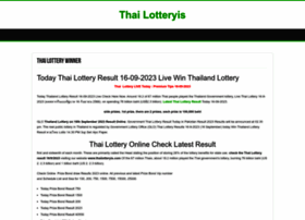 Thailotteryis.com thumbnail