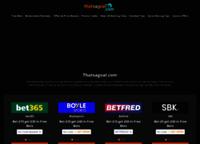 Thatsagoal.com thumbnail