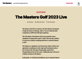 The--masters.com thumbnail