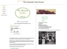 Thealexanderguesthouse.co.uk thumbnail Thealexanderguesthouse.co.uk thumbnail