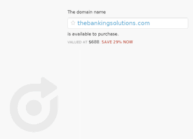 Thebankingsolutions.com thumbnail
