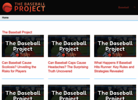 Thebaseballproject.net thumbnail