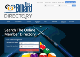 Thebilliarddirectory.com thumbnail