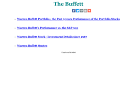 Thebuffett.com thumbnail