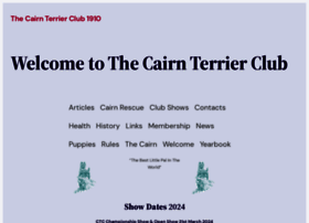 Thecairnterrierclub.co.uk thumbnail