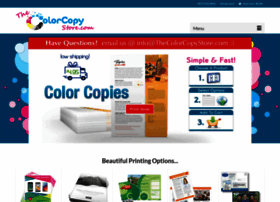 Thecolorcopystore.com thumbnail