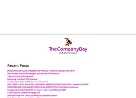Thecompanyboy.com thumbnail