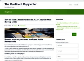 Theconfidentcopywriter.com thumbnail