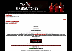 Thefixedmatches.online thumbnail