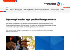 Thefoundationforlegalresearch.org thumbnail