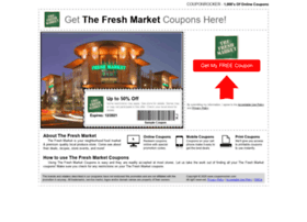 Thefreshmarket.couponrocker.com thumbnail