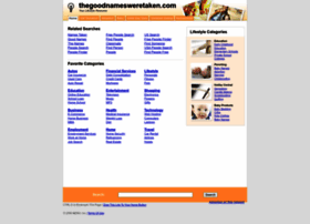 Thegoodnamesweretaken.com thumbnail