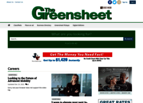 Thegreensheet.com thumbnail