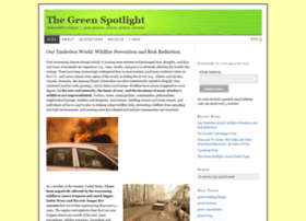 Thegreenspotlight.com thumbnail