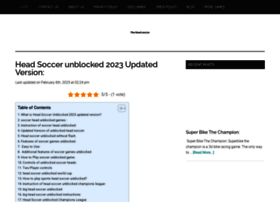Theheadsoccerunblocked.com thumbnail