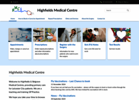 Thehighfieldsmedicalcentre.co.uk thumbnail