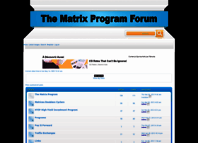 Thematrixprogram.forumotion.com thumbnail
