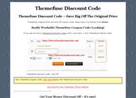 Themefusediscountcode.com thumbnail