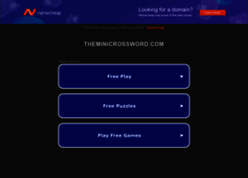 Theminicrossword.com thumbnail