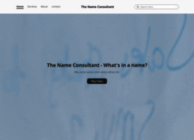 Thenameconsultant.com thumbnail