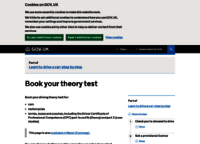 Theorytest.direct.gov.uk thumbnail