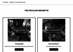 Thepeculiarbrunette.com thumbnail