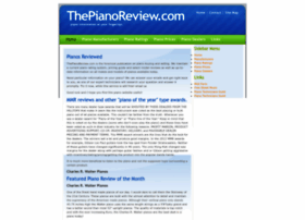 Thepianoreview.com thumbnail