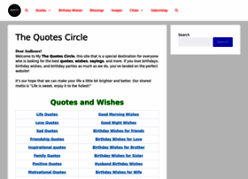 Thequotecircle.org thumbnail
