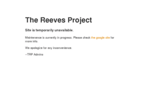 Thereevesproject.org thumbnail
