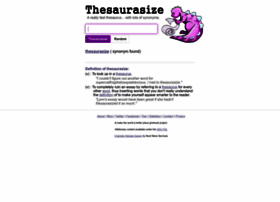 Thesaurasize.com thumbnail